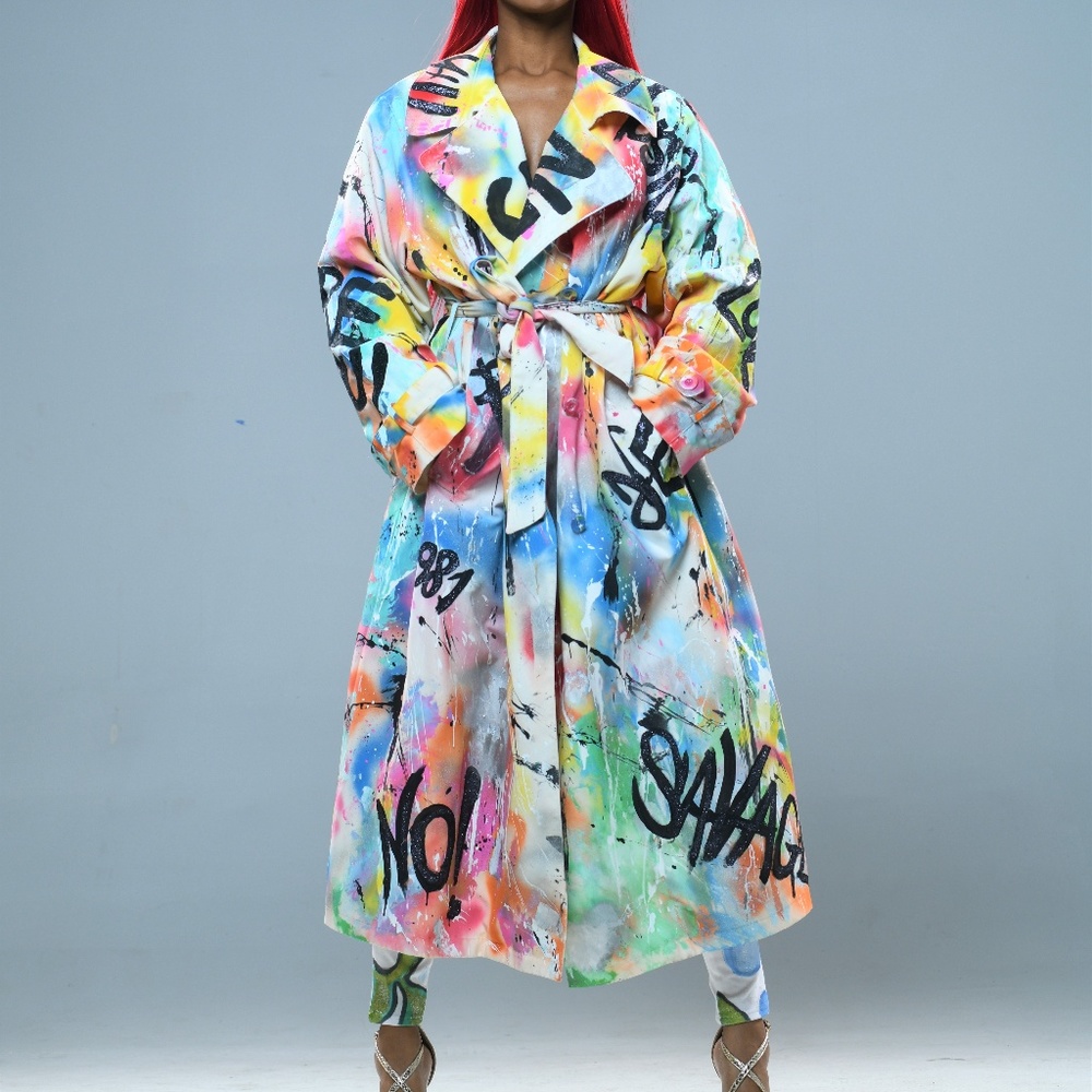 GRAFFITI COAT